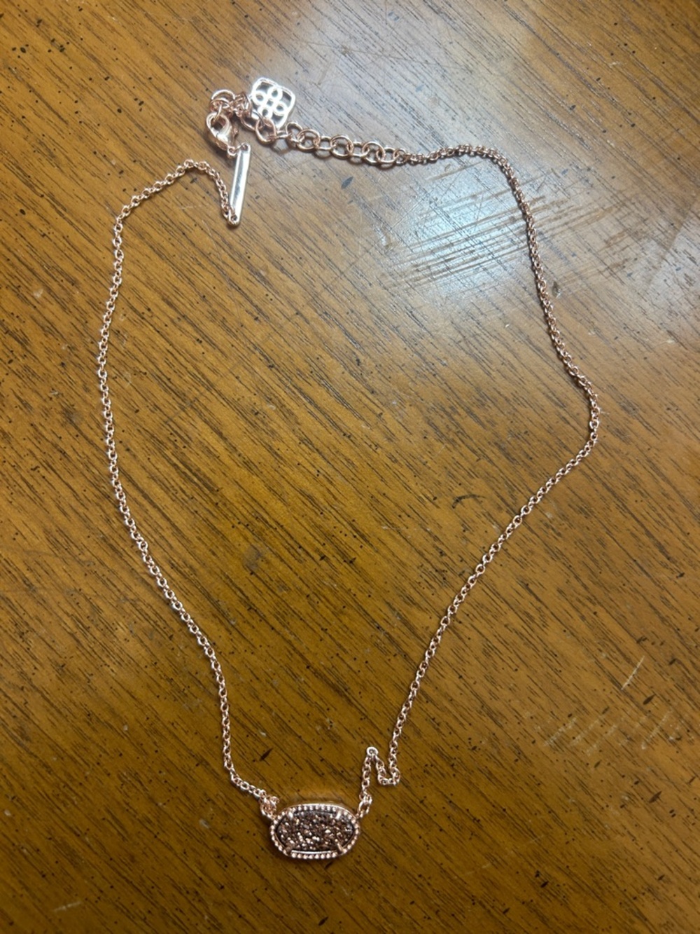 Rose Gold Pendant Necklace